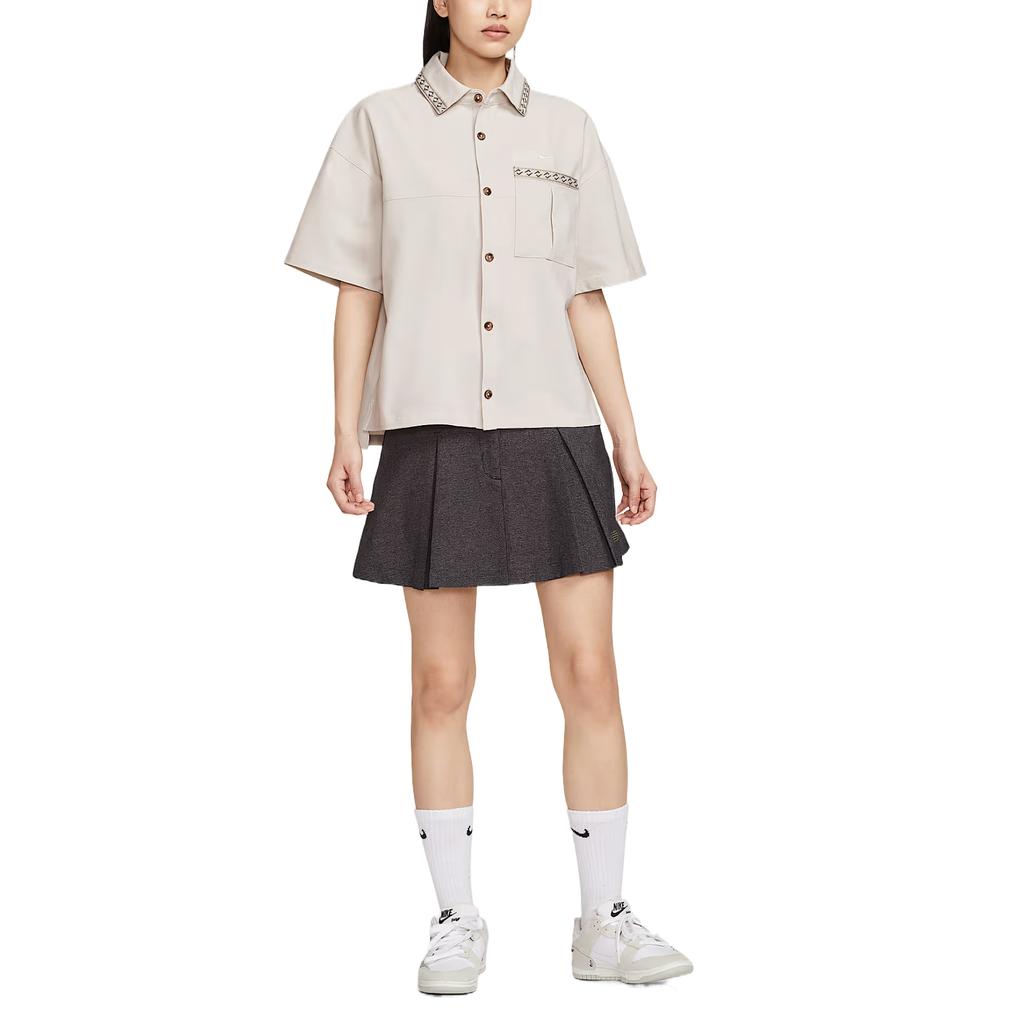 New Nike Naomi Osaka Shirt Women's Beige HJ0350-072