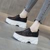 Fashion 9cm New Arrial Lazy Slip-on Women's Loafers with Lace Mesh and Waterproof Platform