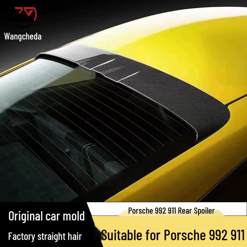 Porsche 992 911 Carbon Fiber Rear Roof Spoiler and Deflector