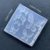 1Pcs 3D Silicone Nail Mold Butterfly Mould Stamping Plate Nails Stencils Diy Uv Gel Nail Carving Mold
