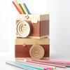 Pen Holder Camera Wood Desktop Organizer Multipurpose Cosmetic Sundries Large-capacity Storage Box Home Office School Office