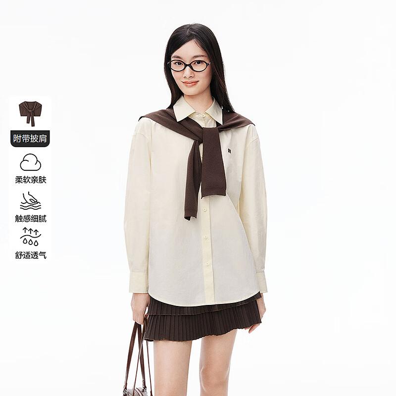 LEDIN Women s Loose Fit Long Sleeve Shirt S