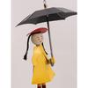 2025 New Umbrella Yellow Little Girl Bird Feeder Metal Outdoor Hanging Feeder Iron Handicraft Hummingbird Feeder