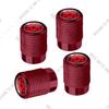 Car CNC Aluminum Japanese Anime Sharingan Eye Emblem For Lexus Honda Nissan Mitsubishi 4pcs Tire Valve Air Port Stem Cover Caps