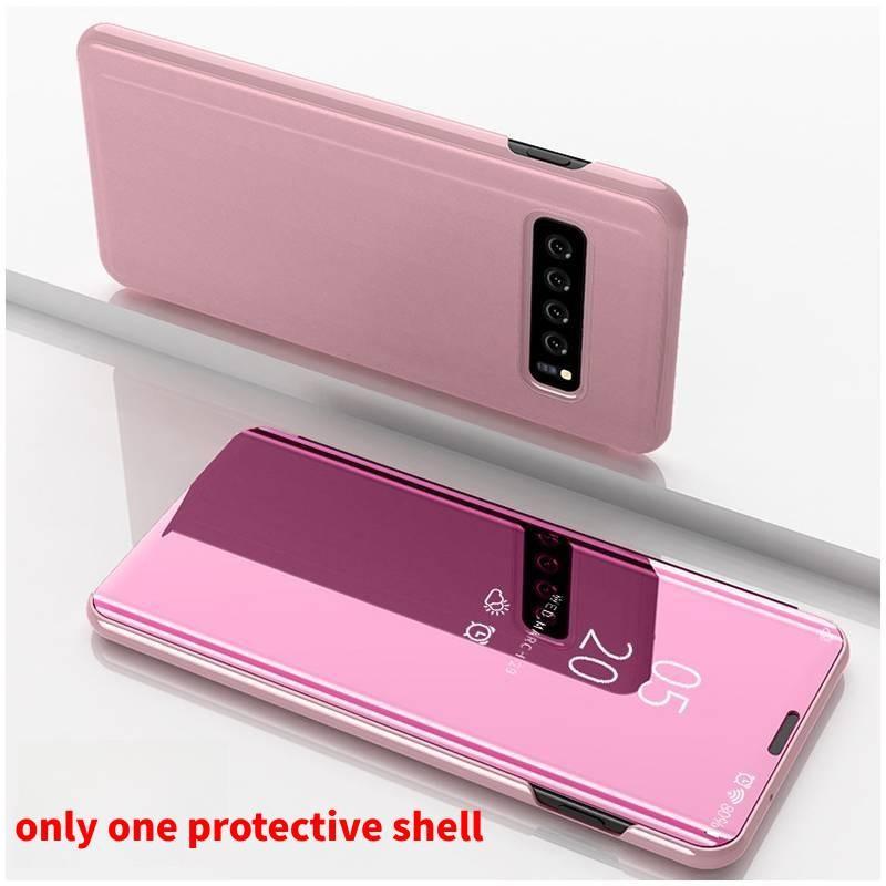 S20 For Galaxy Fe Mirror Touch Flip Phone Protective Case Daily Use