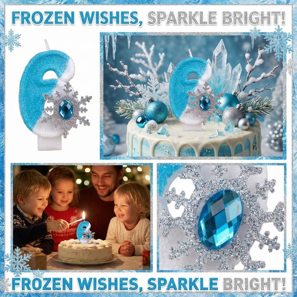 Fashion Cartoon Creative Birthday Candles Party Digital Candles