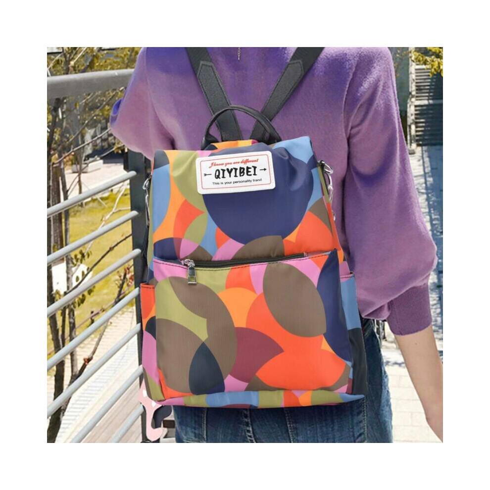 Women Anti-theft Travel Waterproof Oxford Cloth Backpack Shoulder Bag New UK