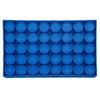 PATIKIL 20ml Autosampler Vial Racks, Set of 4, 40-Cavity Stackable Vial Tray Holder, Test Tube Stand for Microcentrifuge Tubes, Blue