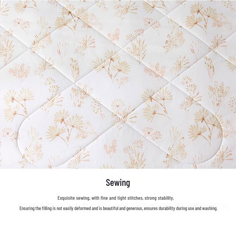 LUOLAI Flower Dance Washable Summer Cooling Quilt