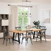 Vidaxl Coffee Table Legs, 2 Pcs, Black, 90X(72-73) Cm, Steel