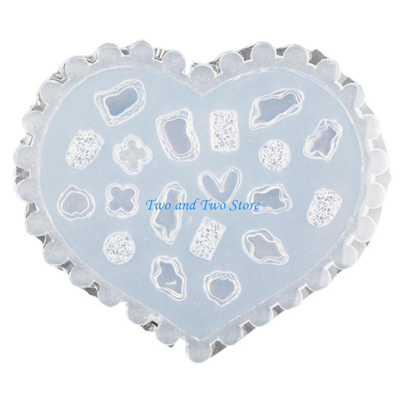 HX6F 3D Art Mold Silicone Combination Art Decorative Mold Art Making Tool Silicone Carving Template Mould