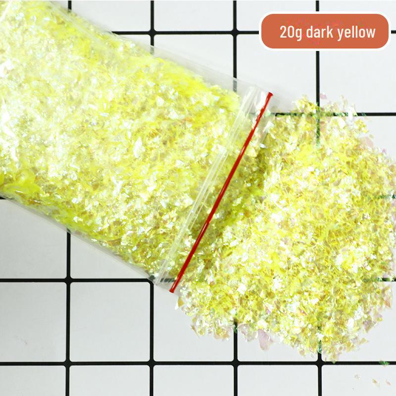 13 Colors 20g Crystal Glue Slime Sealer: Candy, Shredded Paper, Shell Paper Decoration DIY Material