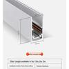 Pure White Recessed & Surface Mounted Magnetic Track Light - LED, No False Ceiling Needed