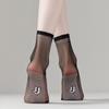 10 Pairs Anti-Slip Silicone Velvet Crystal Stockings Women's Wear Resistant Breathable Ultra-Thin Short Core Glue Package Mid-Calf Socks