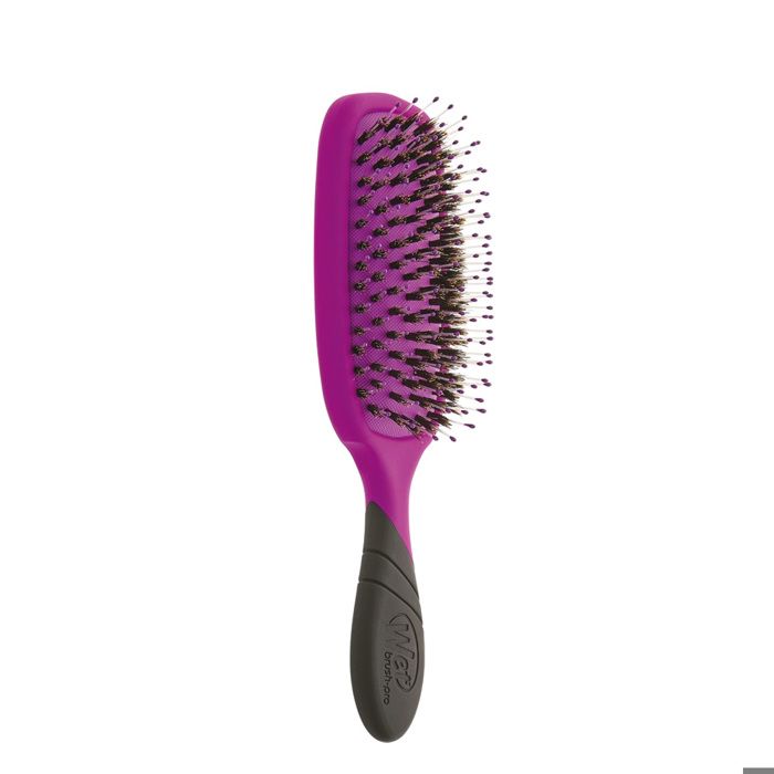 Brosse Démêlante - Wet Brush - Violet - 1 Pc - Poils Naturels - Brillance Éclatante