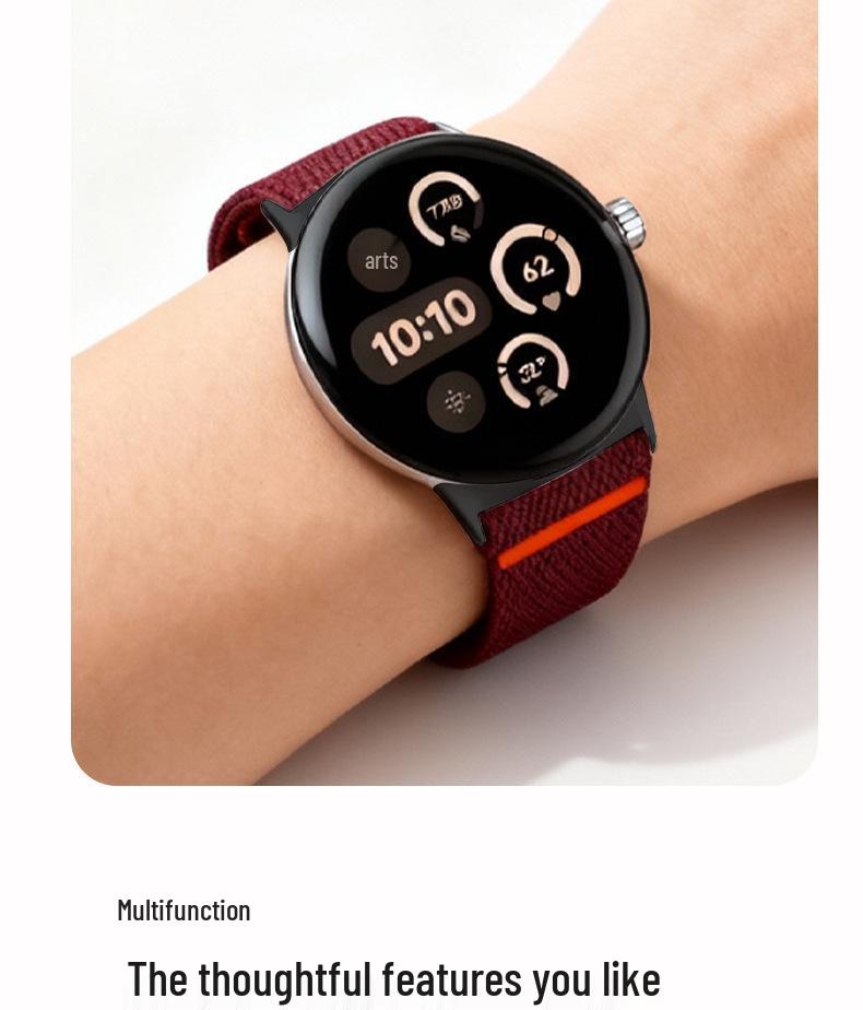 Compatible Elastic Nylon Strap with Parachute Buckle for 41MM/42MM Watches