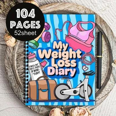 Fitness  Loss Journal  12-Week Goal For Men  Women With Daily Habits, Body Measurements, Diet  Workout Planner