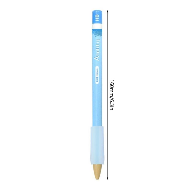 Student Mechanical Pencil Slip Resistant Silicones Grip, Posture Correction Automatic Pencil Twist Action for Student