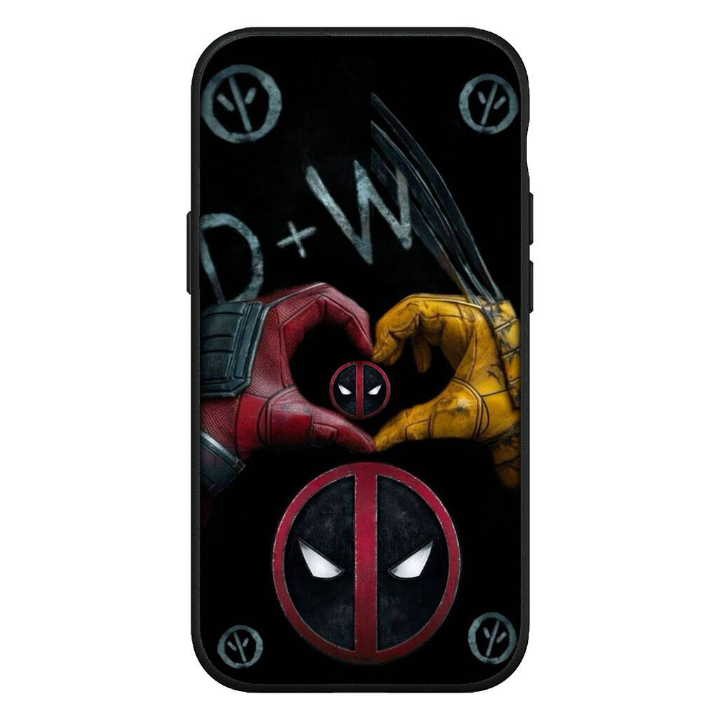Cover for iPhone 17 16 15 Xiaomi Poco Redmi Note 14 13 12 11 Pro Max 9 16e Samsung Galaxy S25 S24 OPPO Huawei Wolverine Super Hero Deadpool Phone Case
