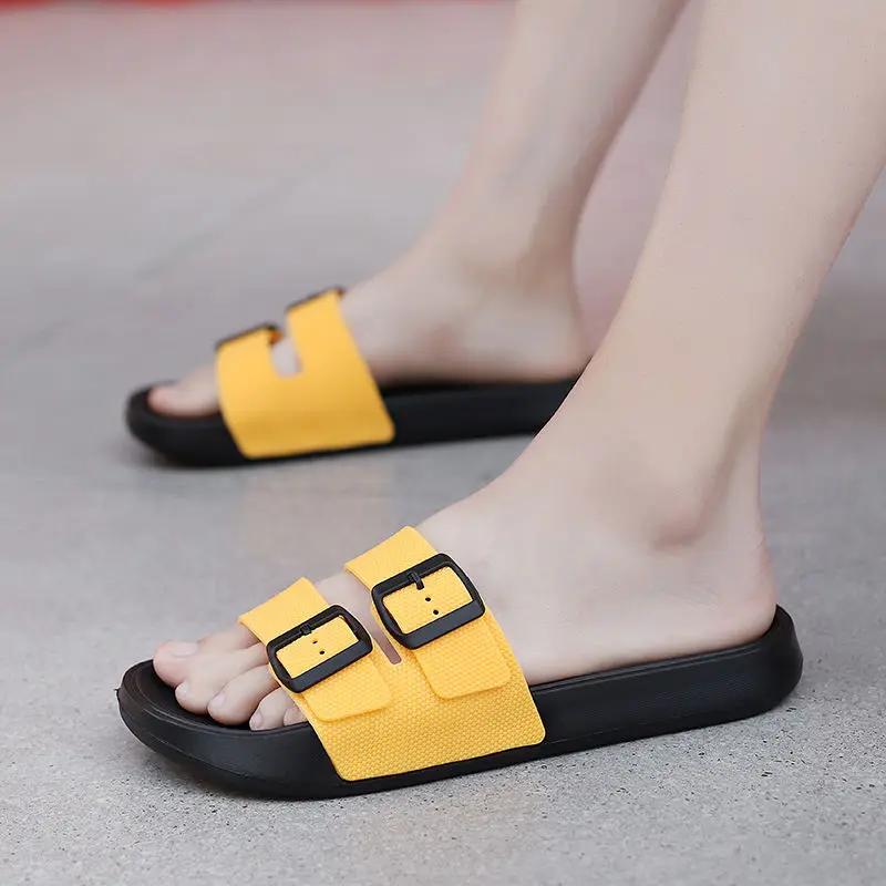 Slides Sabot Men's Shoe Flat Soft Eva Male Slipper Summer Sale Cheap Shoes Liquidation Comfortable Clappers 2025 Trend Y2k Fun