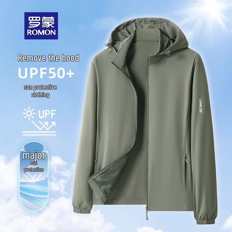 

ROMON Men s Detachable Hood UV Protection Jacket XL