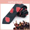 Get Noticed With This Eye-catching Red Cloud Naruto Necktie Ideal For 2d Fans