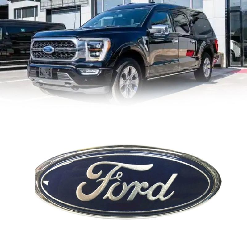 Grille Oval Ford Badge Car Emblem Sticker With Abs Material Front Rear Mark