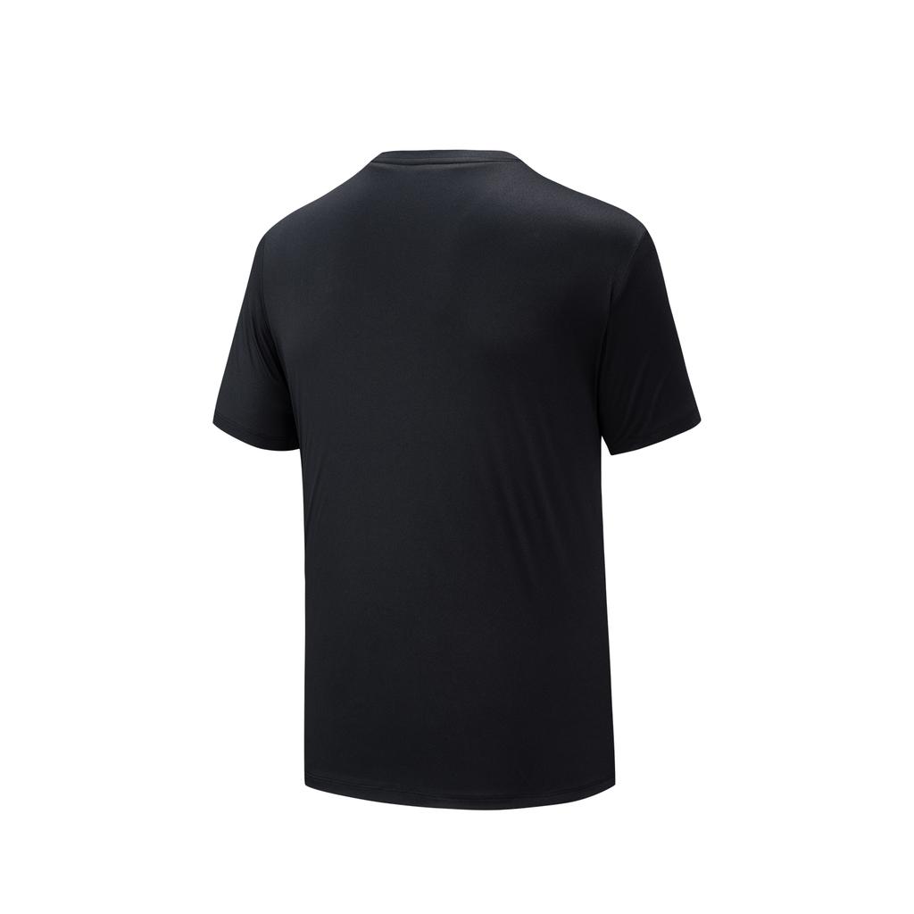 Anta Training Series Short Sleeve Knitted Shirt Summer 2026 T-Shirt Men Tops Basic-Black 952627136-5