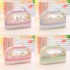Double Layer Pencil Case PVC Pen Bag New Stationary Organizer