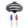 Golf Ball Line Marker Tool with 2 Pens, Golf Ball Line Drawing Marking Template, Golf Putting Alignment Accuracy Improvement Aid, Golf Accessories