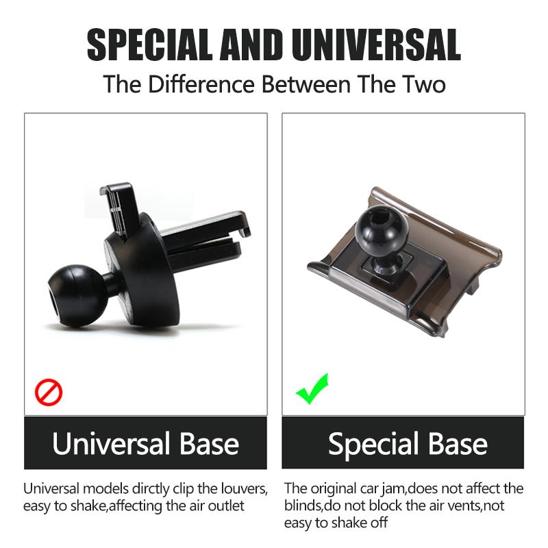 Special Car Mobile Phone Holder Bracket Base Air Outlet Bracket Base For Porsche Cayenne Macan Paramera 911 718
