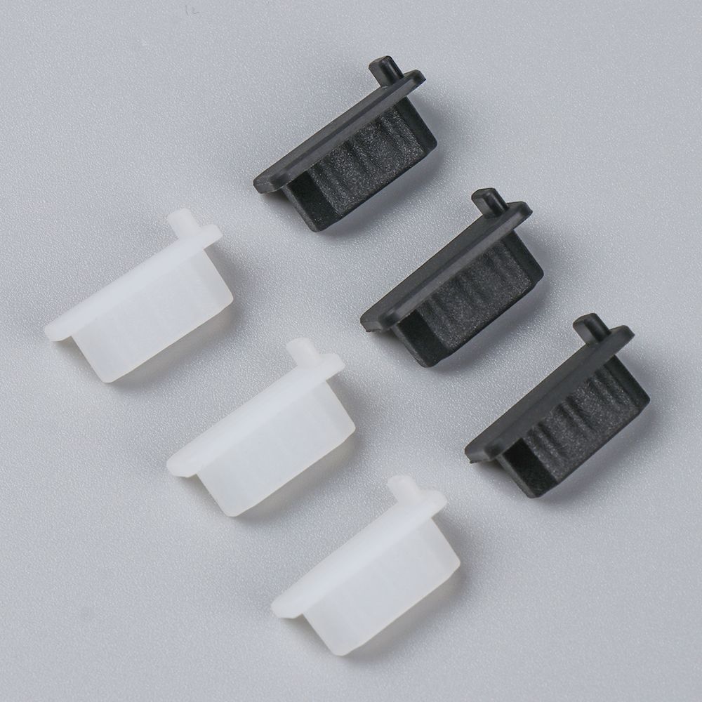 10pcs Durable Wear-resistant Jack Interface HDMI Female Port Silicone Stopper Dustproof Cover Anti Dust Plug