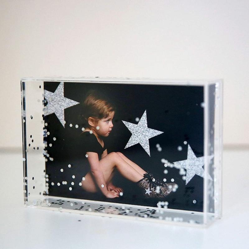 Modern Transparent Desktop Display Case Storage Box Artistic Design For Stationery Cosmetics Small Items Arrangement
