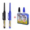 45mm Waterproof Deep Hole Marker Pens Long Nib Head Carpenter Pen Black/Blue/Red Ink for Multi-Purpose Woodworking Hand Tools
