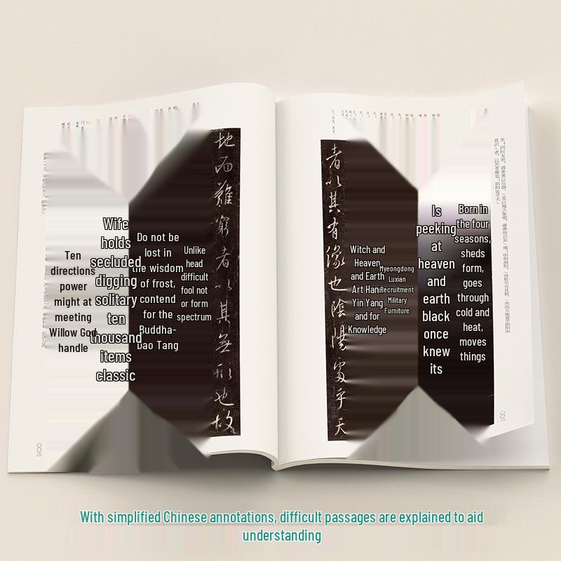 Classic Collection: Wang Xizhi's Calligraphy 'Preface to the Sacred Teachings' Running Script Copybook with Chinese Stele Inscriptions