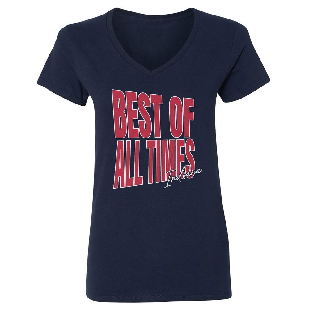 Indiana Best of All Times 2025 - Basketball Fans Ladies  V-Neck Tshirt Unisex T-Shirt M