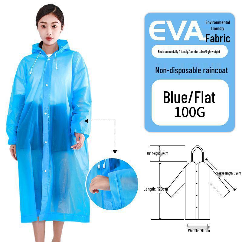 

Universal Adult & Child One-Piece Heavy Rain Poncho Mixed Colors (Individually Packed)