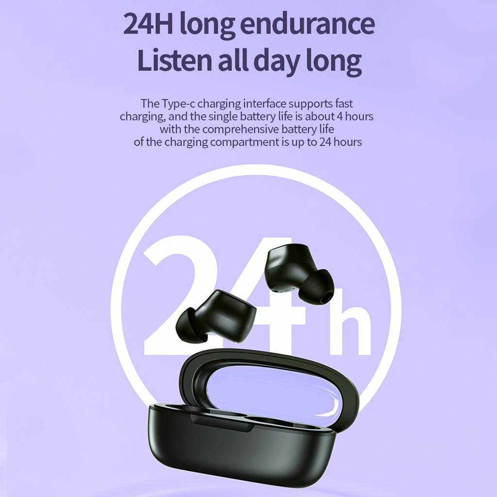K90 four-color transparent compartment low energy consumption long battery life wireless BT headset