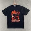Ikkurruz T Shirt Men Large Black Heavy Metal Horrorcore Rock Band Music Graphic