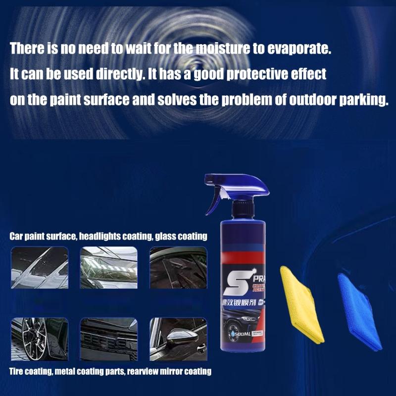 2 Bottle Vehicle Surfaces Coating System Car Paint Restoration Vehicle Surfaces Protector Scratch Removal Solution for Car