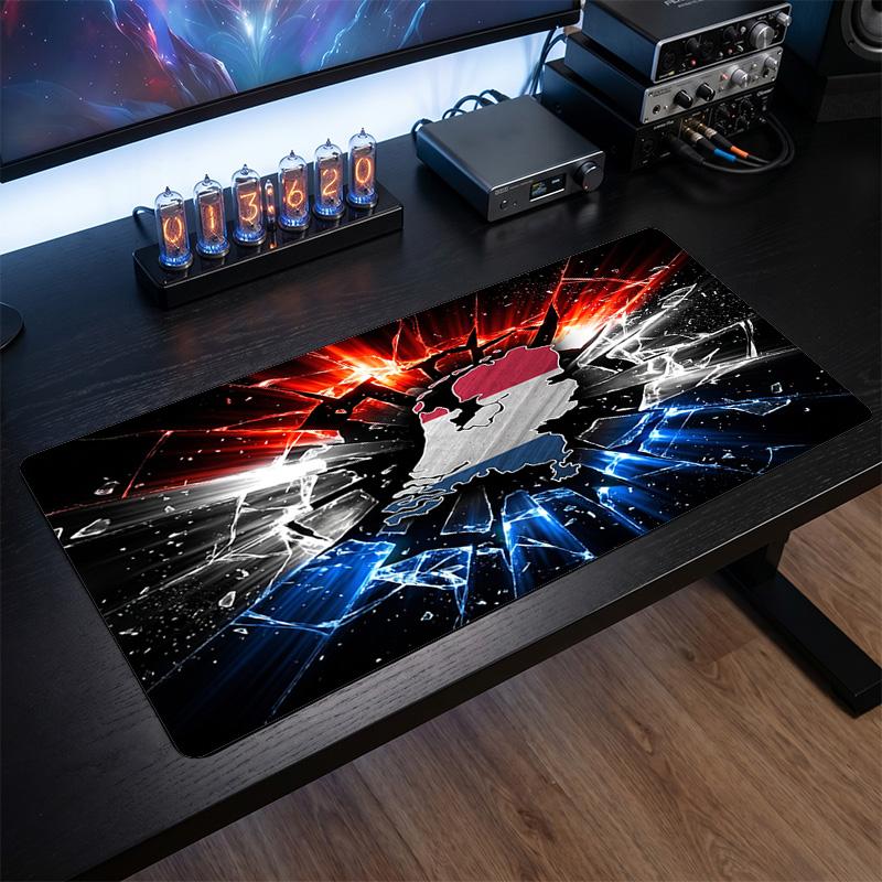 Netherlands Football Crest Mouse Pad, Extended Non Slip Rubber Desk Mat for Gaming Office Laptop Fan Gift
