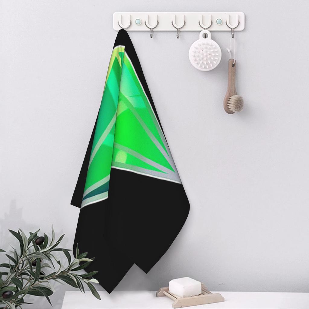 Green plumbob sims 4 Soft Face Towel Quick Dry Pool Bath Cotton Towels Absorbent