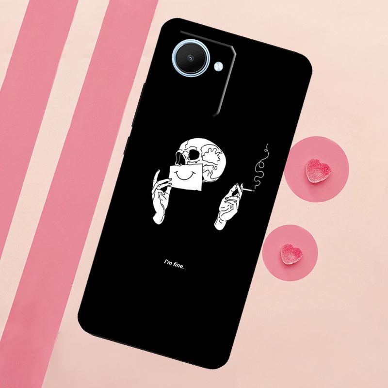 

Death Skull Bones Clown Circus For Realme C71 C55 C53 C67 C75 C61 C33 C63 C51 C65 10 11 12 13 14 15 Pro Plus GT7 Pro Case Realme 10 Pro Plus