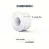 1PC 5M/196.85in Professional Caulk Tape Decorative Countertop Shower Tile Sealer Self Adhesive Tape Kitchen