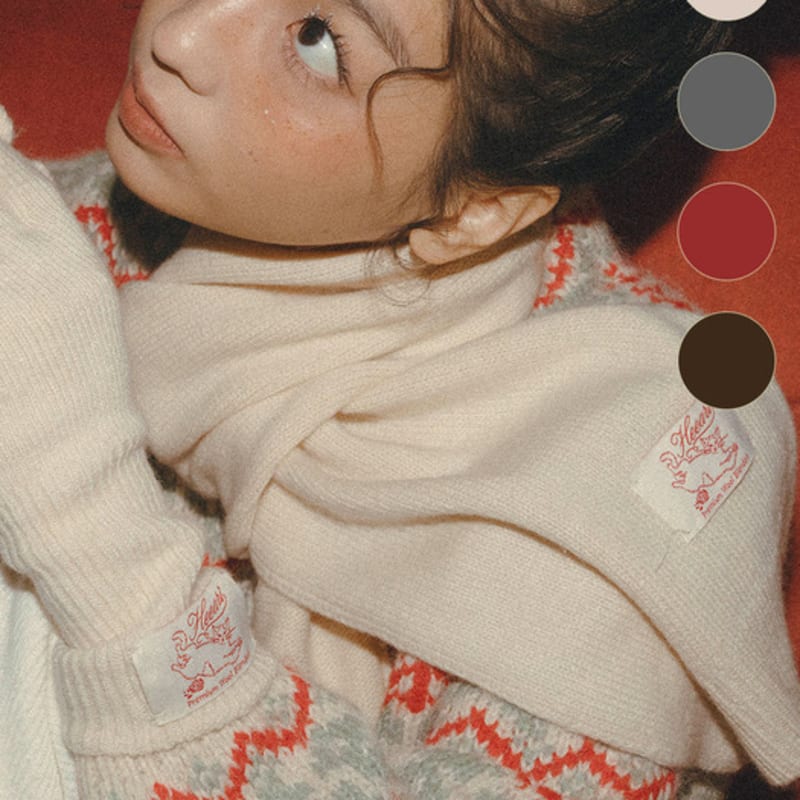 Heeari Host Winter Muffler & Gloves (4 colors)