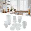 10pcs 30ml/50ml/100ml Plastic Measuring Cup Transparent Clear Scale Kitchen Or Laboratory Graduated Measuring Cup Container