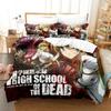 Highschool Of The Dead Bedding Set Single Twin Full Queen King Size Bed Adult Kid Bedroom Duvetcover Anime Bed Sheet