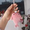 Kawaii Animal Whale Cartoon Whale Keychain Fluffy Animal Whale Cartoon Ins Whale Pendant Friends Birthday Gifts