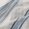 Yitao Women's Cotton & Linen Feel Tassel Shawl - Bali Yarn Striped Silk Scarf for Spring & Summer