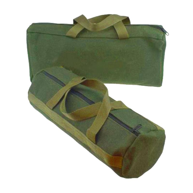 Durable Thicker Canvas Tool Pouch For Electrical Tool Storage Organizer
